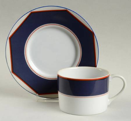 Lute Song Flat Cup & Saucer Set