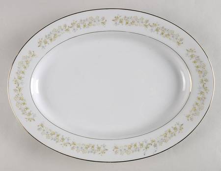 Marie (Gold) 12" Oval Serving Platter