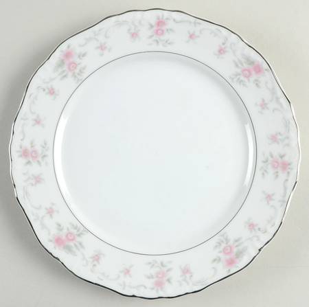 Minuet (Platinum Trim) Salad Plate