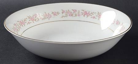 Minuet (Gold Trim) 9" Round Vegetable Bowl