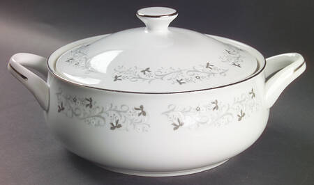 Moon Mist Round Covered Vegetable