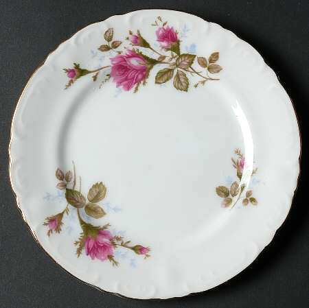 Moss Rose Bread & Butter Plate