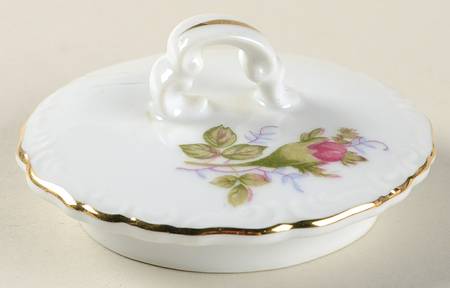 Moss Rose Lid for Sugar Bowl