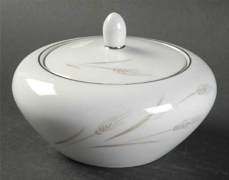 Moon Wheat Sugar Bowl & Lid