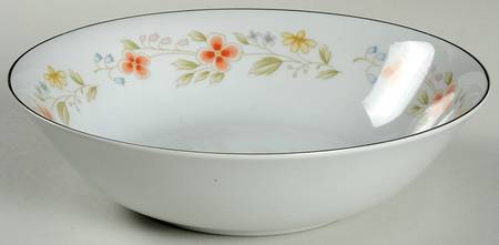 Petite Flowers 9" Round Vegetable Bowl