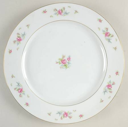 Petite Rose 12" Chop Plate (Round Platter) by Fine China of Japan
