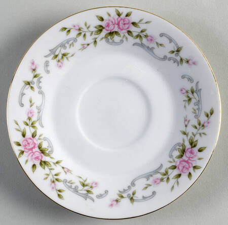Pink Rose Saucer