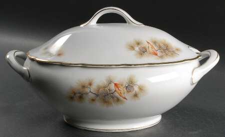Pine Tree Tureen &  Lid