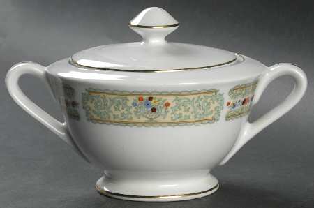 Plaza Sugar Bowl & Lid
