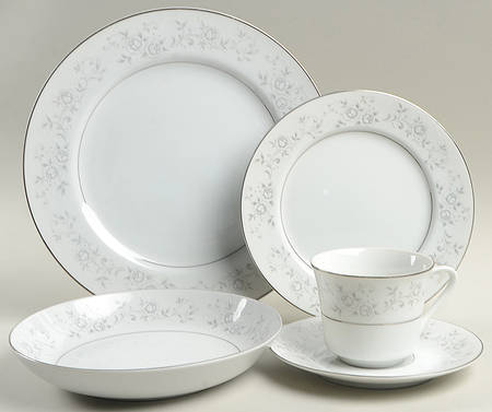 Platinum Rose 40 Piece Estate Set