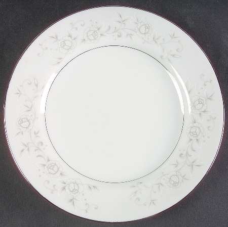 Platinum Rose Bread & Butter Plate