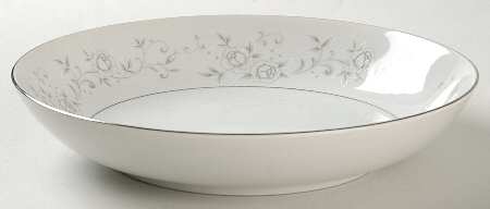 Platinum Rose Coupe Soup Bowl