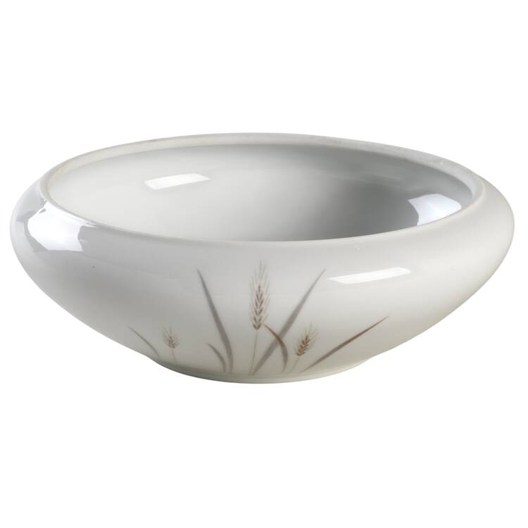 Platinum Wheat Round Vegetable No Lid