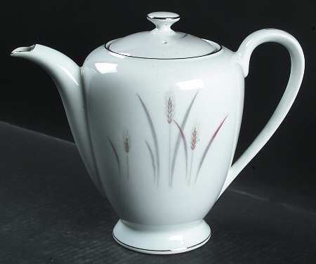 Platinum Wheat Coffee Pot & Lid