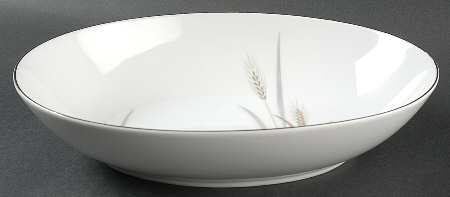 Platinum Wheat 10" Oval Vegetable Bowl