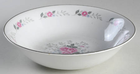 Pretty Rose 9" Round Vegetable Bowl