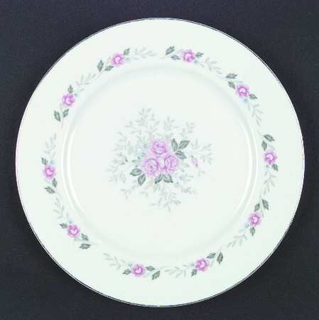 Pretty Rose Dinner Plate