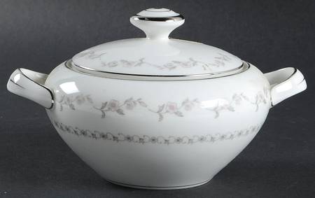 Prim Rose Sugar Bowl & Lid