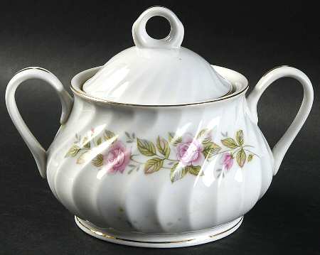 Rose Briar Sugar Bowl & Lid