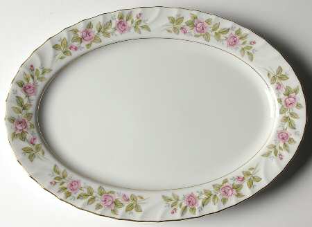 Rose Briar 12" Oval Serving Platter