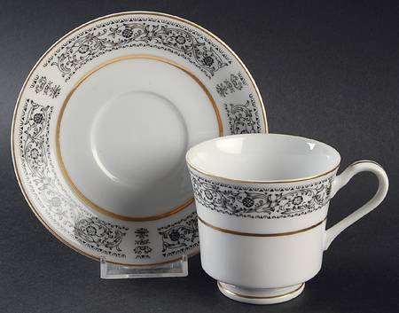 Rockford Footed Cup & Saucer Set