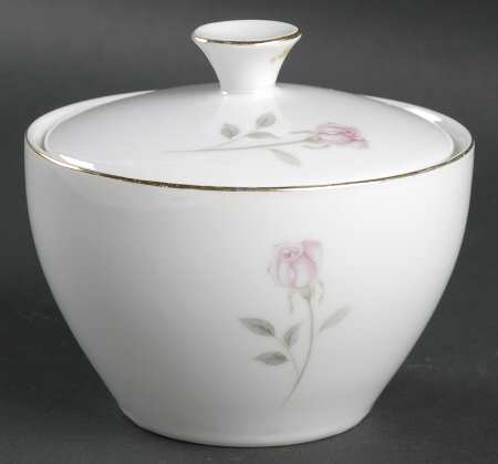 Rose Crest Sugar Bowl & Lid