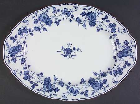 Royal Meissen 14" Oval Serving Platter