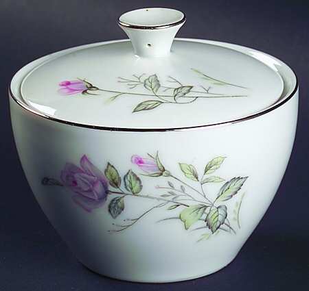 Romance Rose Sugar Bowl & Lid