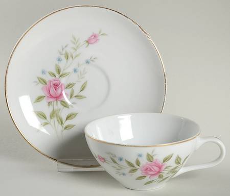 Rosanne Flat Cup & Saucer Set