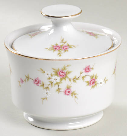 Rosette (Smooth) Sugar Bowl & Lid