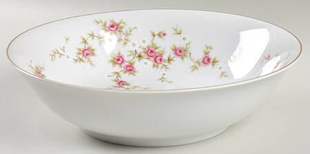 Rosette (Smooth) 9" Round Vegetable Bowl