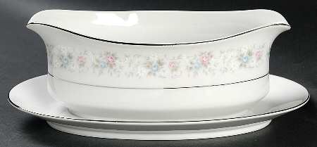Rosemary Gravy Boat with Attached Underplate