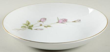 Rose Spray Coupe Soup Bowl