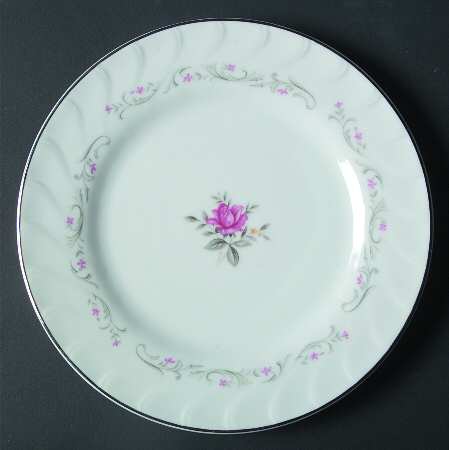 Royal Swirl Salad Plate