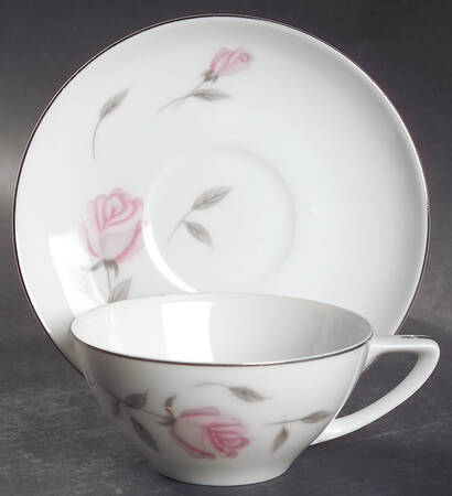 Royalrose Flat Cup & Saucer Set