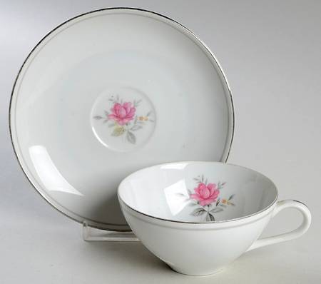 Serenity Flat Cup & Saucer Set