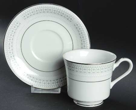 Shelley Footed Cup & Saucer Set