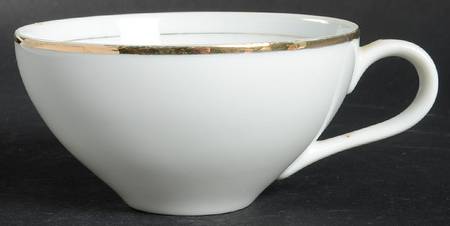 Sonnet (Gold Trim) Flat Cup