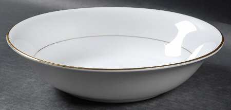 Sonnet (Gold Trim) 9" Round Vegetable Bowl