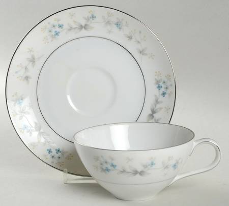 Springtime Flat Cup & Saucer Set
