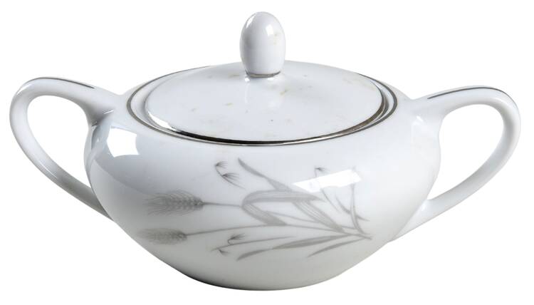 Spring Wheat Sugar Bowl & Lid