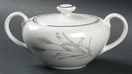 Spring Wheat Sugar Bowl & Lid