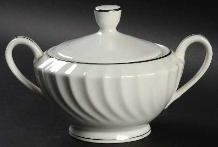 Swirl Sugar Bowl & Lid