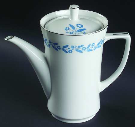 Symphony In Blue Coffee Pot & Lid