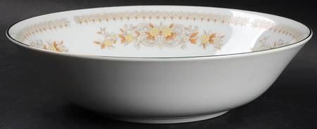 Symphony 9" Round Vegetable Bowl by Fine China of Japan
