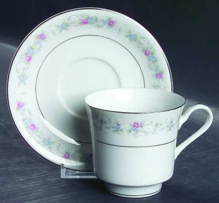 Waid Footed Cup & Saucer Set by Fine China of Japan