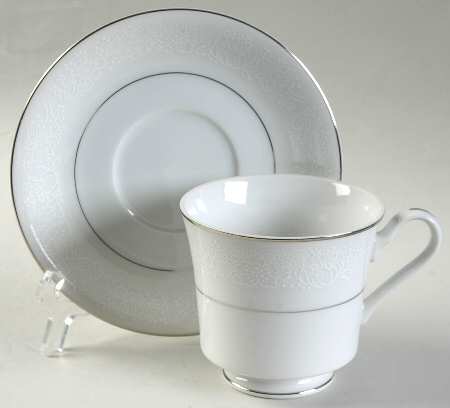 Whitehall Footed Cup & Saucer Set