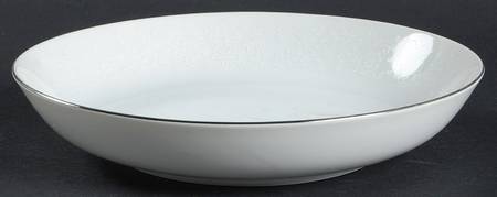 White Lace Coupe Soup Bowl