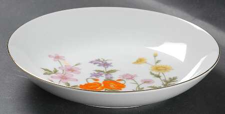 Wild Flower Coupe Soup Bowl