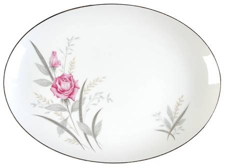 Windsor Rose 12" Oval Serving Platter
